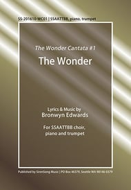 The Wonder (Wonder Cantata) SATB choral sheet music cover Thumbnail